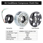 For HONDA CIVIC 2006 - 2011 AC Compressor Clutch Assembly Repair Kit COIL PULLEY