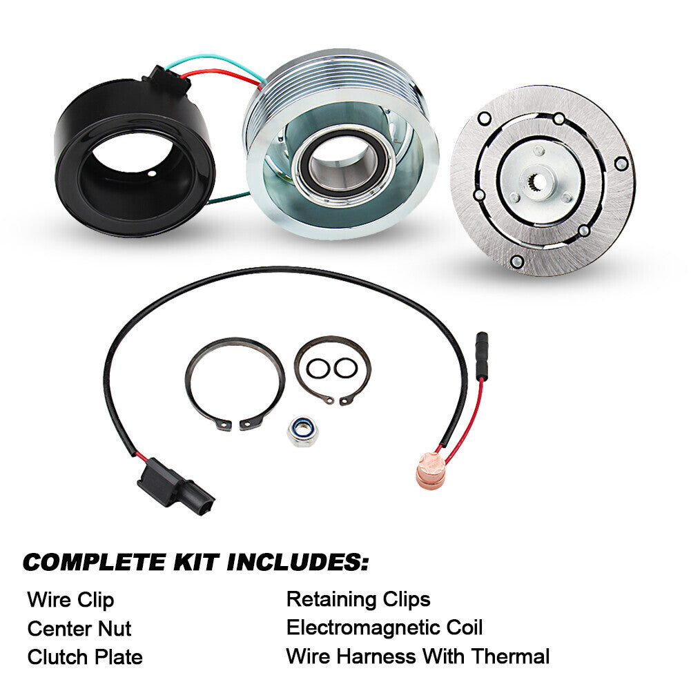 For HONDA CIVIC 2006 - 2011 AC Compressor Clutch Assembly Repair Kit COIL PULLEY