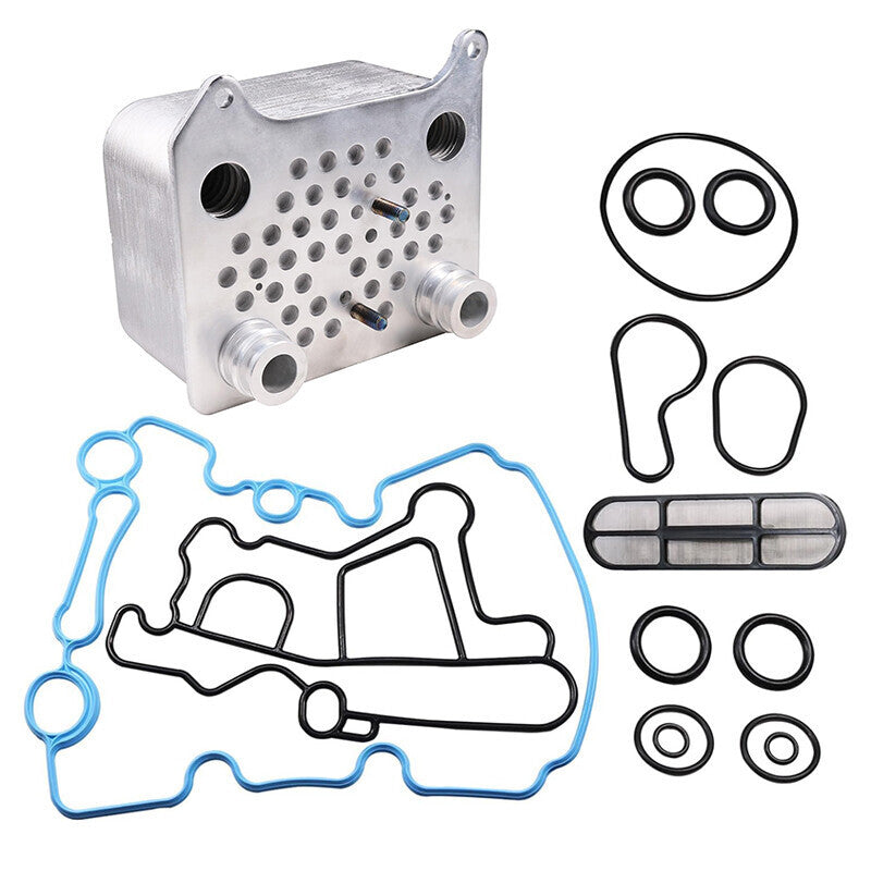 New Oil Cooler Kit For 2003-07 Ford Powerstroke Diesel 6.0L F250 F350 F450 F550