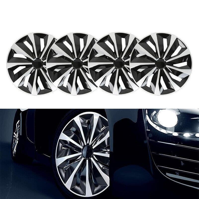 16" Wheel Covers Full Rim Snap On Hub Caps fit R16 Tire & Steel Wheels Set of 4
