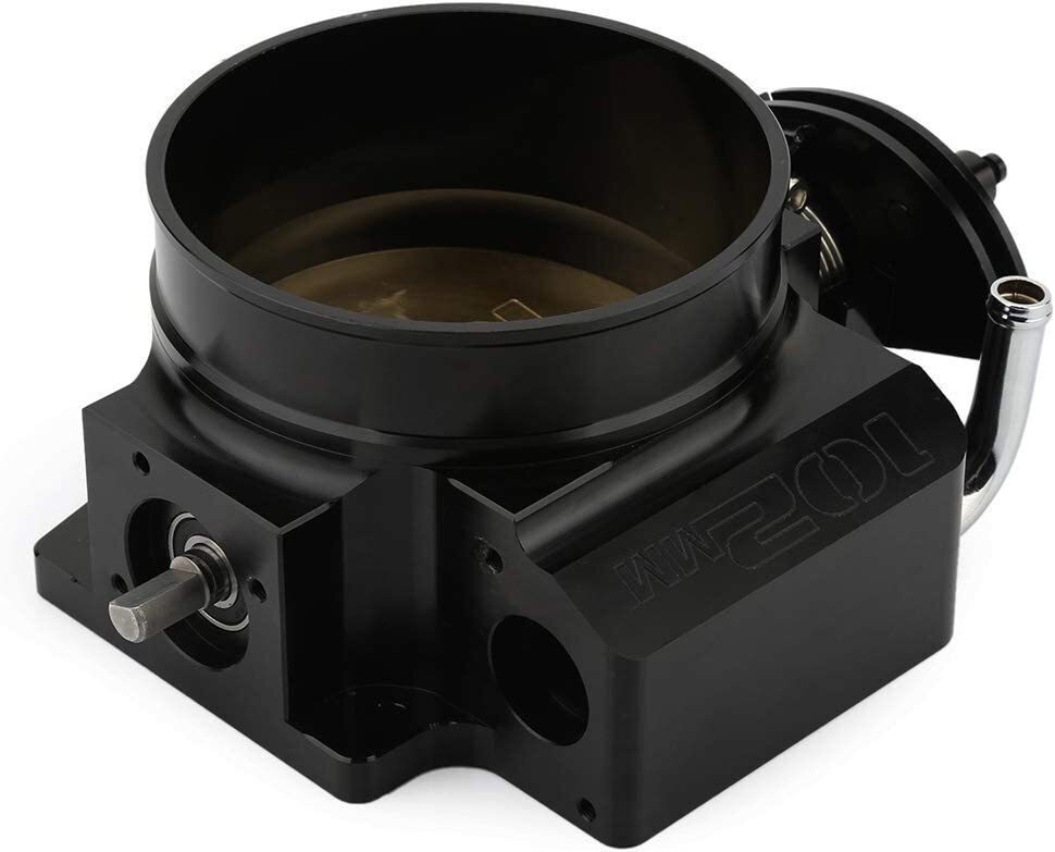 102mm 4 Bolt Throttle Body W/ TPS IAC+Throttle Bracke For GM Gen III LS1 LS2 LS6