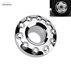 Front Wheel Hub Center Cap For Ford F450 F550 Super Duty 05-17 10 Lug Wheels New