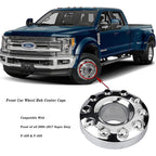 Front Wheel Hub Center Cap For Ford F450 F550 Super Duty 05-17 10 Lug Wheels New