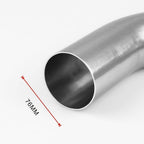 Cold Air Intake Filter Induction Kit 3" Aluminum Pipe Power Flow Hose System New