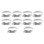 10 Pack 3.5" inch Stainless Steel T-Bolt Clamp Turbo Intake Intercooler TBOLT
