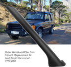 Pair WINDSCREEN A Post Pillar Trim L&R Black For LAND ROVER DISCOVERY 2 99-03 04