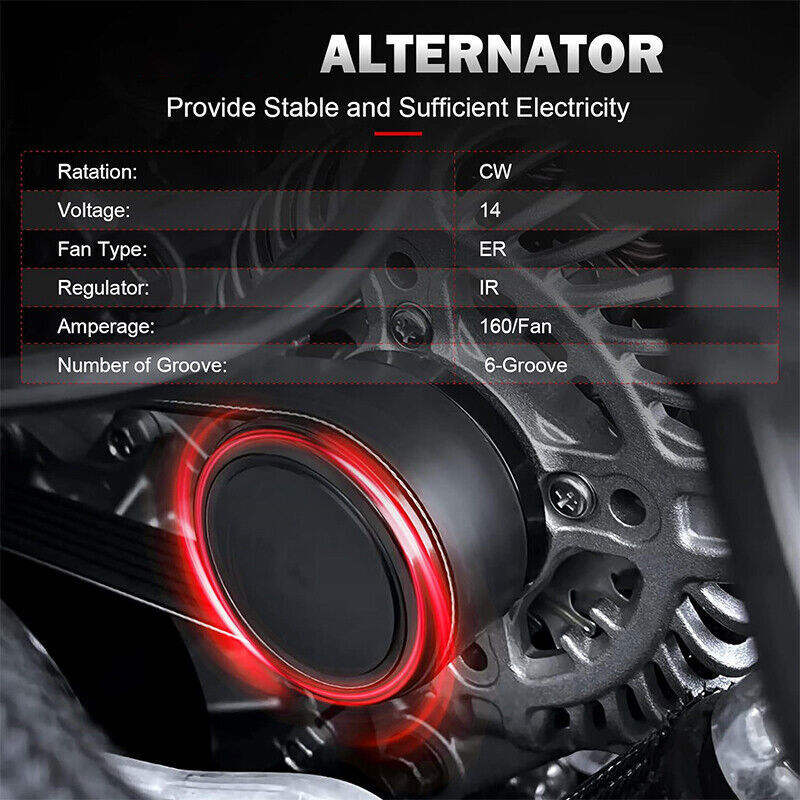Alternator For 2011-2014 Chrysler 200 2011-2016 Town and Country 3.6L 11570
