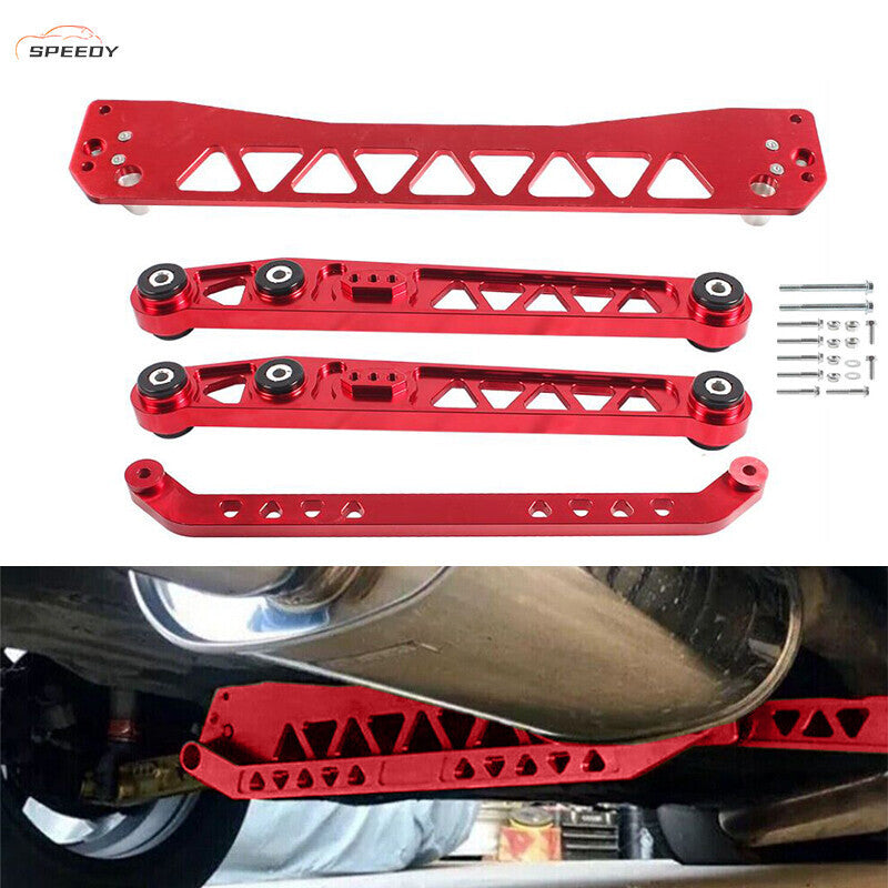 BILLET SUBFRAME CONTROL ARM LCA TIE BAR BRACE REAR FOR 96-00 HONDA CIVIC EK R