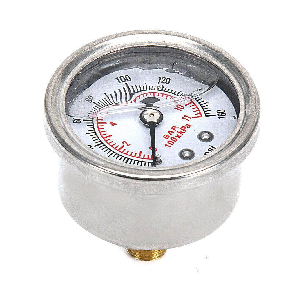 Fuel Pressure Regulator Gauge Filter Fitting Black For 2001–2006 BMW E46 M3 3.2