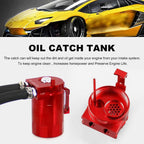 Oil Catch Can Kit Red Tank for 11-21 Ford F150 5.0L Raptor 2.7L 3.5L Ecoboost
