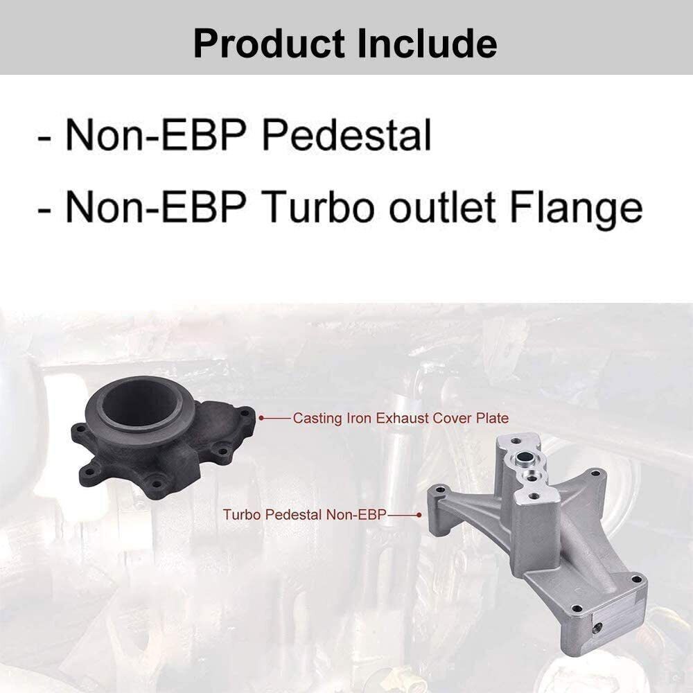 Turbo Pedestal W/Bolts+Exhaust Housing For 99.5-03 Ford Powerstroke Diesel 7.3L