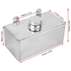 2L Sliver Universal Windscreen Washer Bottle Intercooler Spray Tank With Cap