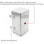 2L Sliver Universal Windscreen Washer Bottle Intercooler Spray Tank With Cap