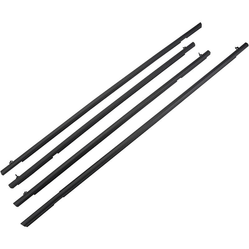 For 2006-2011 Honda Civic Car 4pcs Weather Strip Window Moulding Trim Seal Belt