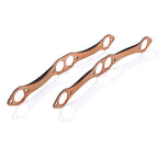 2pcs Reusable SBC Oval Port Copper Header Exhaust Gaskets for SB 327 305 383 New