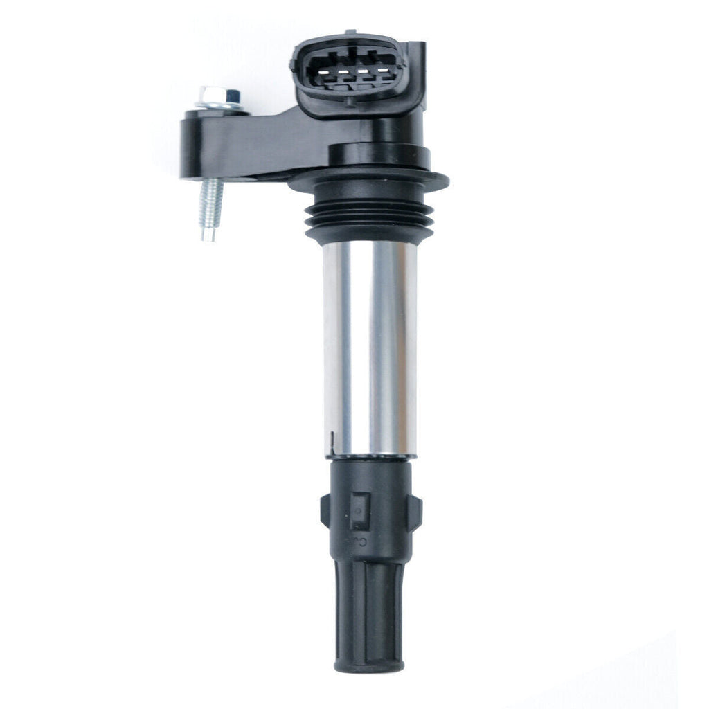 Set of 6 Ignition Coil + 6 Spark Plug For Cadillac SRX CTS STS GMC Acadia UF375