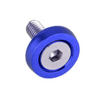30Pcs Blue Billet Aluminum Fender Bumper Washer Bolt Engine Bay Screw Kit Parts