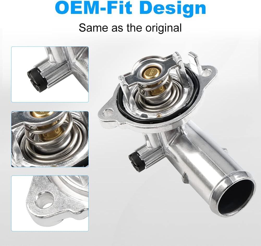 Upgrade Coolant Thermostat Housing for 12-17 Jeep Wrangler 2018 Wrangler JK 3.6L