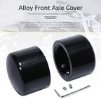 Front Axle Caps Compatible for Harley Davidson Touring Softail Sportster 02-23