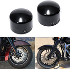 Front Axle Caps Compatible for Harley Davidson Touring Softail Sportster 02-23