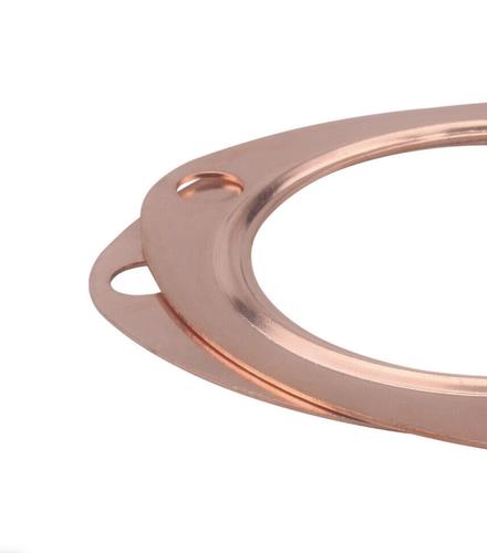 2 x 3" Inch Copper Header Exhaust Collector Gaskets Flanges Universal 3 Bolt USA
