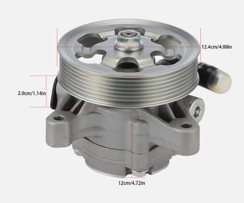 Premium Power Steering Pump With Pulley for 2003-2005 Honda Accord L4 2.4L