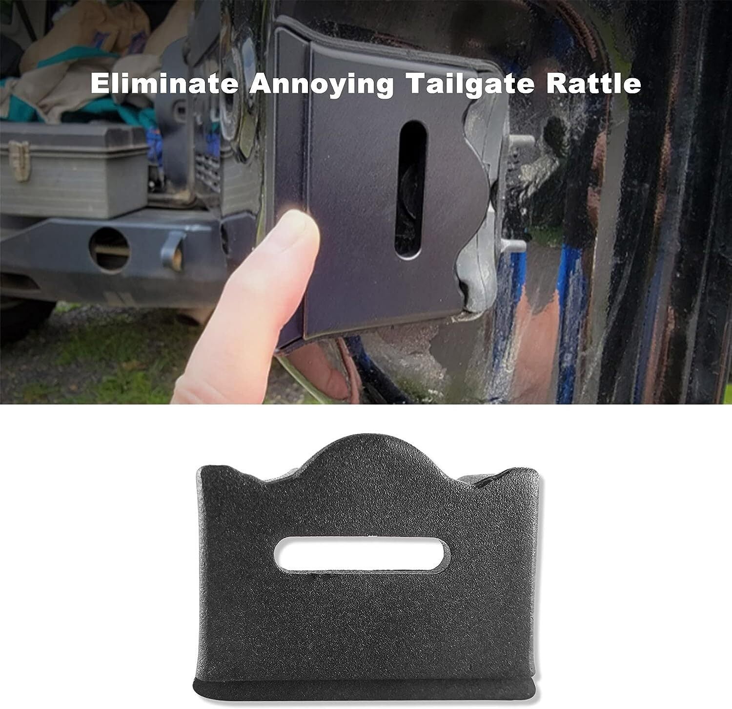 Aluminum Tailgate Limiter Latch Stop Bumper for Jeep Wrangler JK JKU 2007-2018