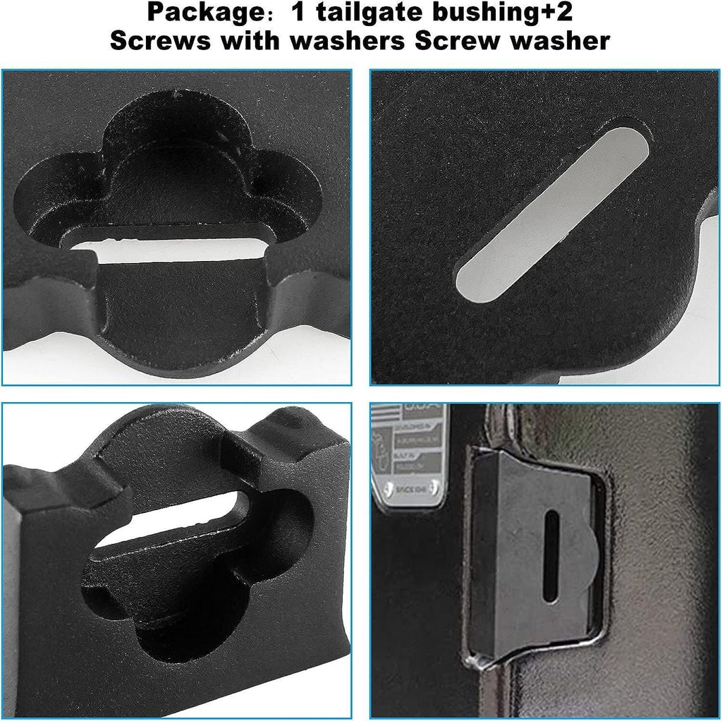 Aluminum Tailgate Limiter Latch Stop Bumper for Jeep Wrangler JK JKU 2007-2018