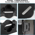 Aluminum Tailgate Limiter Latch Stop Bumper for Jeep Wrangler JK JKU 2007-2018