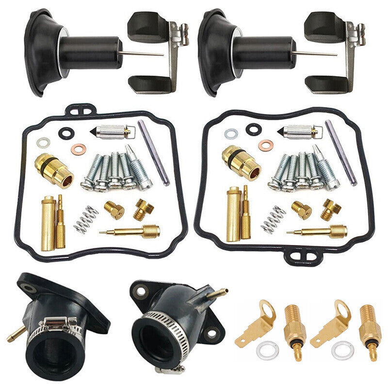 2Pcs Carburetor Rebuild Kit Carb Repair for Yamaha V Star 650 XVS650 1998-2016
