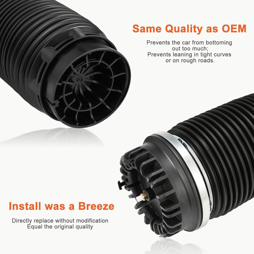 2pcs Air Suspension Springs Rear For 13-18 Dodge Ram 1500 4877136AA 68248948AA