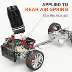 2pcs Air Suspension Springs Rear For 13-18 Dodge Ram 1500 4877136AA 68248948AA