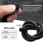 Black Oil Catch Can Tank Baffled Reservoir Aluminum Car Truck Engine Parts