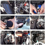 Black Oil Catch Can Tank Baffled Reservoir Aluminum Car Truck Engine Parts