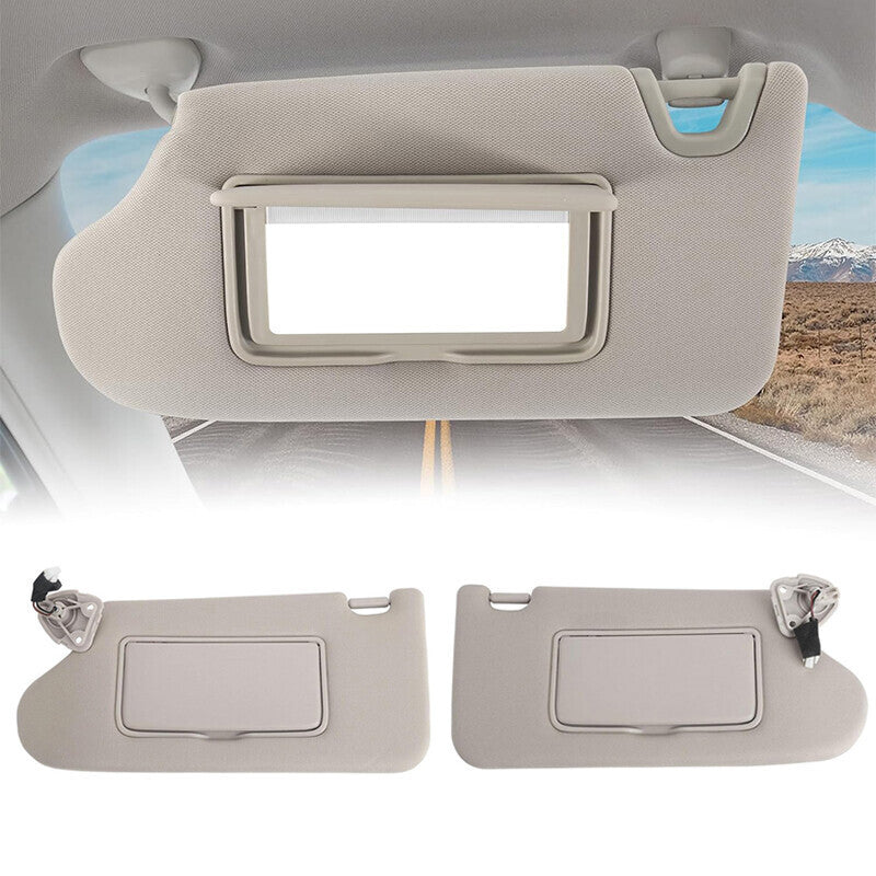 For 2013-2018 Nissan Altima Sun Visor Driver Passenger Pair Set Beige