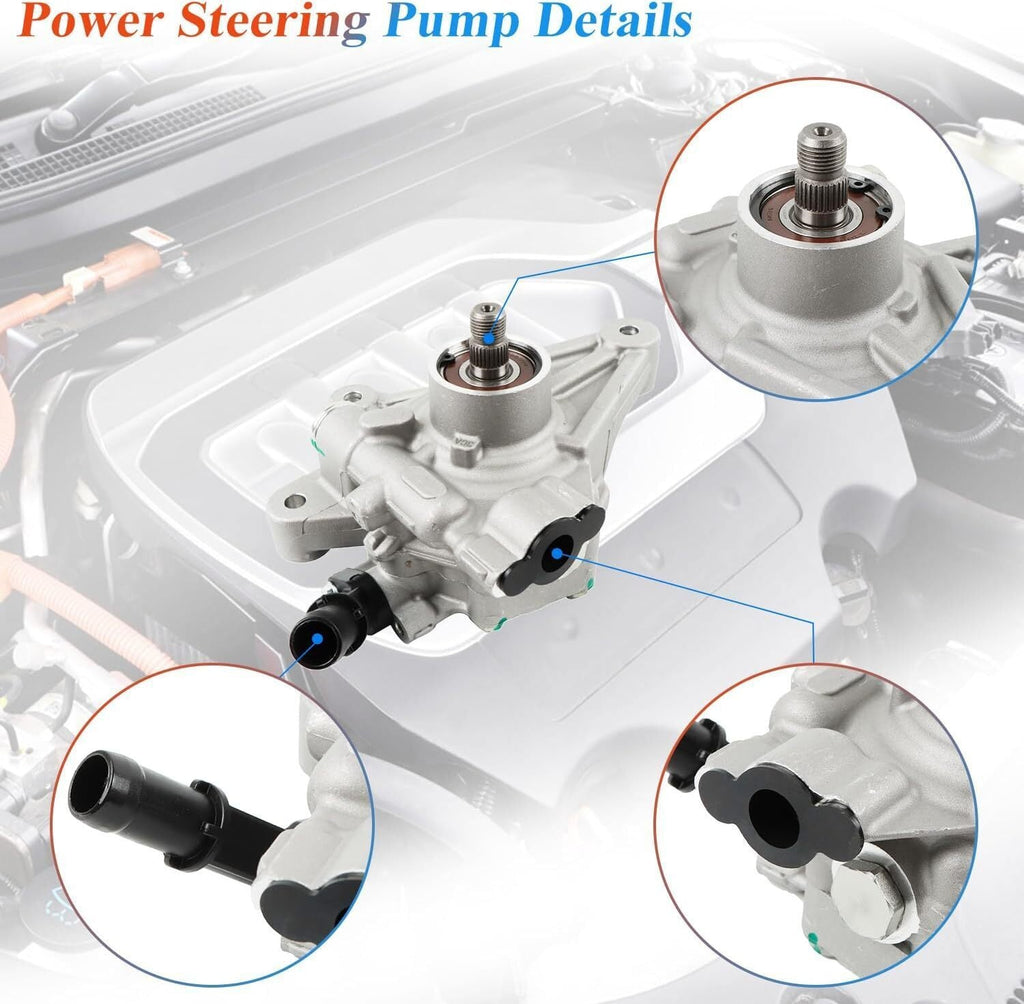 Power Steering Pump 21-534 For 2011-2017 Honda Odyssey Pilot Ridgeline 96-665 US