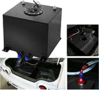 8 Gallon Aluminum Racing Drift Strip Fuel Cell Gas Tank W/Level Sender Universal
