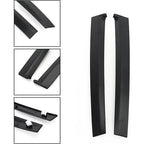 Black Left & Right Side Window Molding Door Sash Trim For 1992-1995 Honda Civic