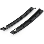 Black Left & Right Side Window Molding Door Sash Trim For 1992-1995 Honda Civic