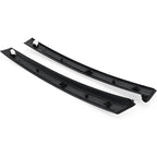 Black Left & Right Side Window Molding Door Sash Trim For 1992-1995 Honda Civic