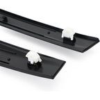 Black Left & Right Side Window Molding Door Sash Trim For 1992-1995 Honda Civic