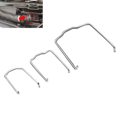 For BMW Radiator Hose Retaining Spring Clip Clamp 0.87in 1.07in 1.83in U” shape