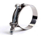 2.5" 63mm Polished Aluminum Intercooler Pipe Kit + Black Hose + Clamp Universal
