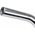 2.5" 63mm Polished Aluminum Intercooler Pipe Kit + Black Hose + Clamp Universal