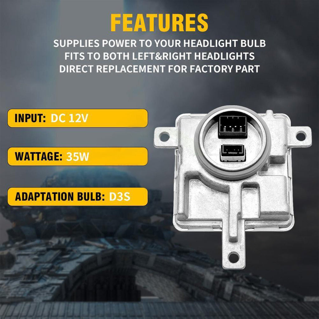 2 HID Xenon Ballast &Bulb D3S Headlight Control Unit Module For Audi A3 A4 A5 VW