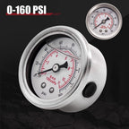 Universal Adjustable Fuel Pressure Regulator Kit 0-100psi Guage AN6 Fittings