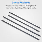 NEW Window Weatherstrips Moulding Trim Seal Belt For Honda Civic Sedan 2006-2011