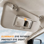 1 Pair Beige Sun Visor Driver & Passenger w/ Light For Nissan Altima 2013-2018