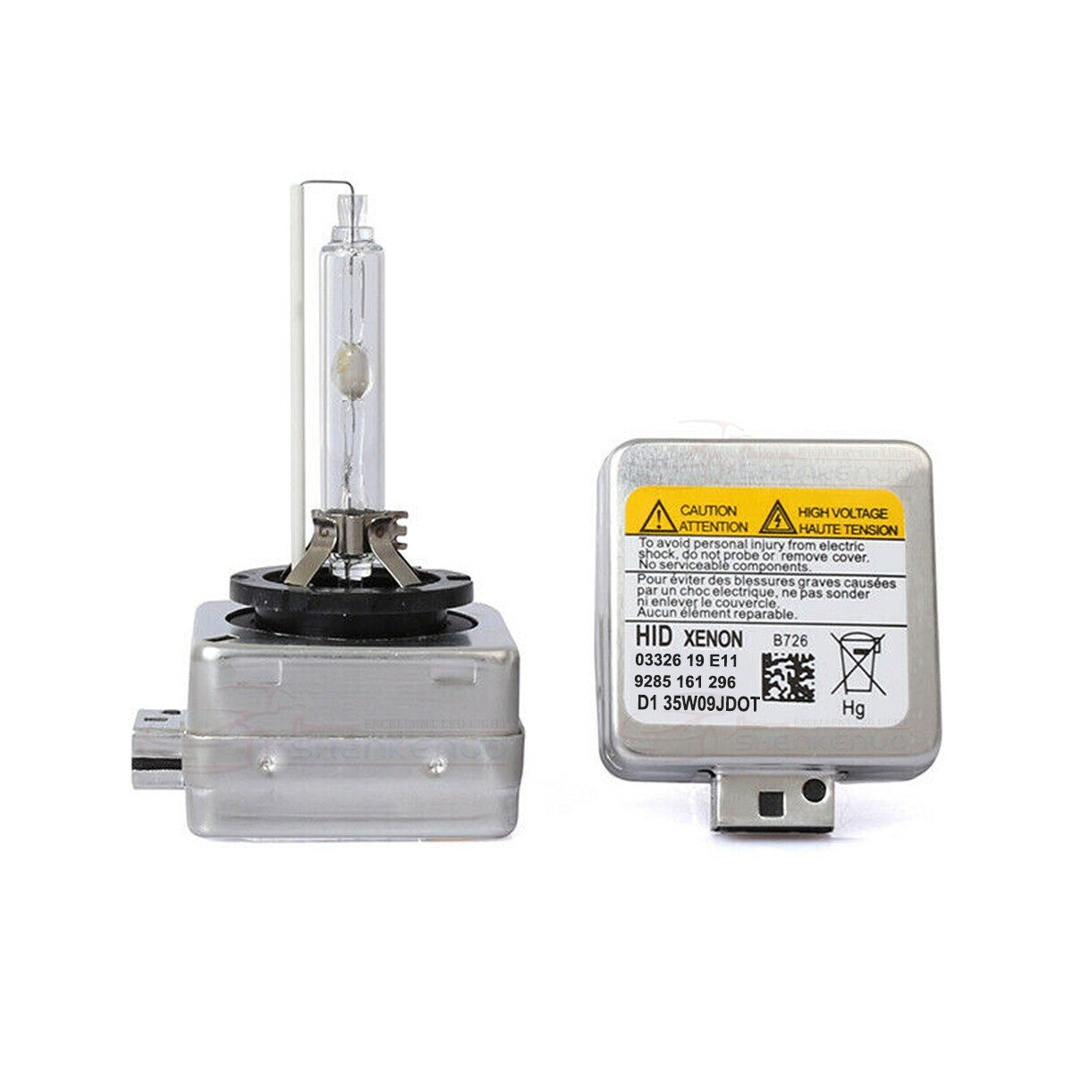2PCS NEW D1S 66340 6000K WHITE BRIGHT 35W HID XENON LIGHT BULBS SET HEADLIGHTS