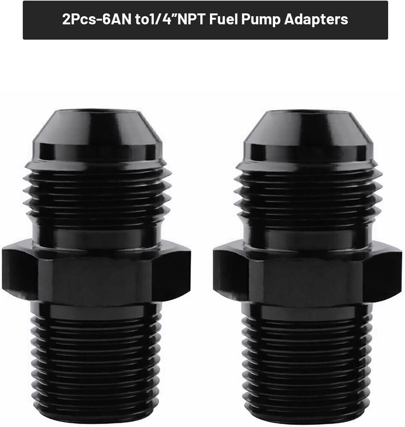 6AN 3/8" LS Swap EFI Fuel Line Fitting Set Complete Conversion Swivel Adapter